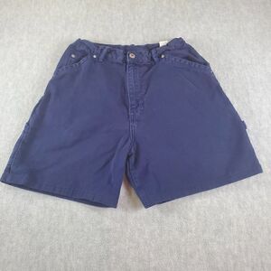 Vtg ENUF Jean Shorts Juniors 11/12 Blue Internationale Cargo Denim Made in USA